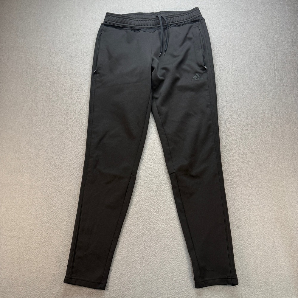 Adidas Climacool Training Pants Mens Medium Black Polyester Athletic Slim Fit